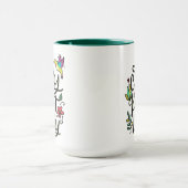 Crazy Plant Lady, met de hand geschreven Mok (Midden)