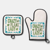Crazy Plant Lady Ovenwant & Pannenlap Set (Voorkant)