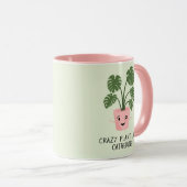 Crazy Plant Lady Plant Lover Gepersonaliseerd Mok (Voorkant rechts)