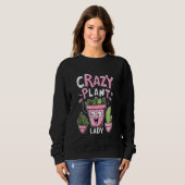 Crazy Plant Lady - Plant Lover Trui (Voorkant volledig)