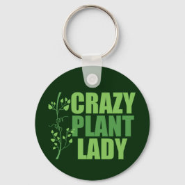 Crazy Plant Lady Sleutelhanger