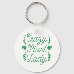 Crazy Plant Lady Sleutelhanger