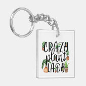 Crazy Plant Lady Sleutelhanger (Voorkant Links)