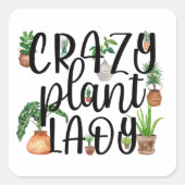 Crazy Plant Lady Sticker (Voorkant)