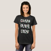 Crazy Plant Lady Succulent Gardener Dames Spring T-shirt (Voorkant volledig)