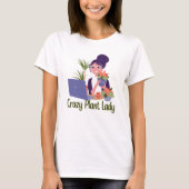 Crazy Plant Lady T-Shirt (Voorkant)