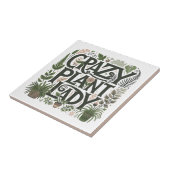 Crazy Plant Lady Tegeltje (Zijkant)