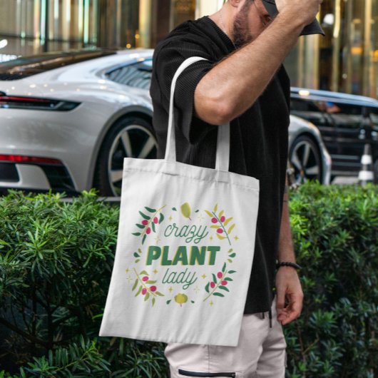 Crazy Plant Lady Tote Bag