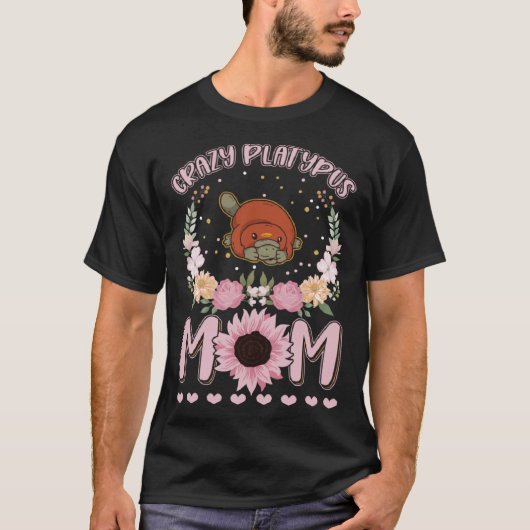 Crazy Platypus Mom Platypus Girl T-shirt (Voorkant)