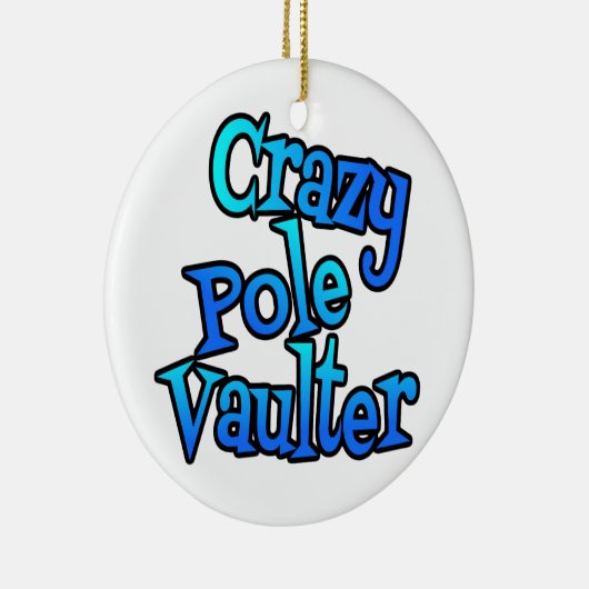 Crazy Pole Vaulter Keramisch Ornament (Rechts)