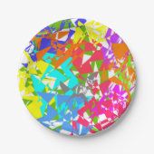 Crazy Polygon Texture Paper Bord (Voorkant)