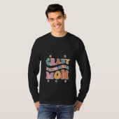 Crazy Pomeranian Mom voor Hondenliefhebbers T-shirt (Voorkant volledig)
