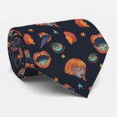 Crazy Pop Art Stropdas (Opgerold)