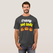 Crazy Pot Lady Potters Gift Pottery Vrouwen T-shirt (Voorkant volledig)