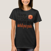 Crazy Proud Altijd Loud Basketball Grootma T-shirt (Voorkant)