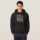 Crazy Proud Altijd Loud Basketball Stepmama Hoodie (Voorkant volledig)