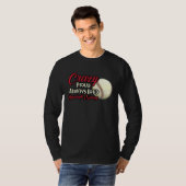 Crazy Proud Always Loud Baseball Nanny Grandma T-shirt (Voorkant volledig)