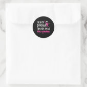 Crazy Proud heeft altijd de grootmoeder van een da Ronde Sticker (Tas)