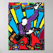 Crazy Psychadelic Colors Poster (Voorkant)