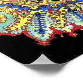 Crazy Psychedelic Cats Eyes Louis Wain Poster (Hoek)