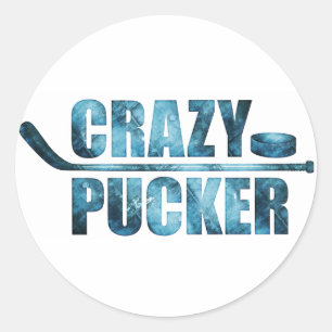 Crazy Pucker Ronde Sticker