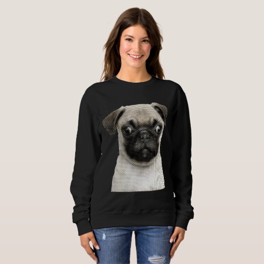 CRAZY PUG Classic T-Shirt 772 (Voorkant volledig)
