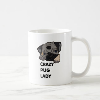 Crazy Pug Lady Koffiemok