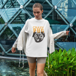 Crazy Pug T-shirt