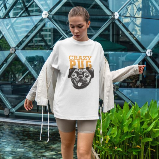 Crazy Pug T-shirt