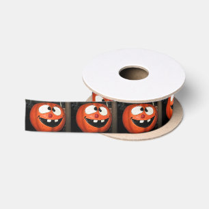 Crazy Pumpkin Satijnen Lint