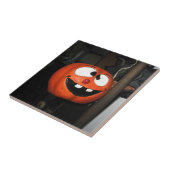 Crazy Pumpkin Tegeltje (Zijkant)