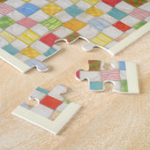 CRAZY QUILT 11x14 Grote Stukken Puzzel / Crème (Zijkant)