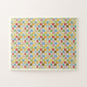 CRAZY QUILT 11x14 Grote Stukken Puzzel / Crème (Horizontaal)