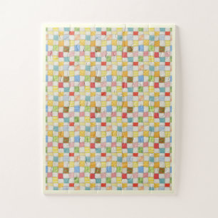 CRAZY QUILT 11x14 Grote Stukken Puzzel / Crème