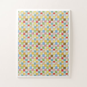 CRAZY QUILT 11x14 Grote Stukken Puzzel - Wit