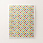 CRAZY QUILT 11x14 Grote Stukken Puzzel - Wit Legpuzzel (Verticaal)