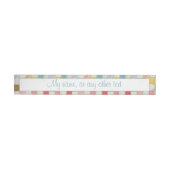 CRAZY QUILT 1 "x7.25" echt brede labels (Individueel)