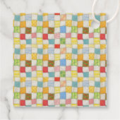 CRAZY QUILT 2" vierkante garen Labels (Achterkant)