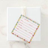 CRAZY QUILT 2" vierkante garen Labels (In situ)