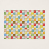 CRAZY QUILT 3.5x2.5 Visitekaartje (Achterkant)