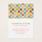 CRAZY QUILT 3.5x2.5 Visitekaartje III (Voorkant)