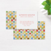 CRAZY QUILT 3.5x2 Visitekaartje III (Bureau)