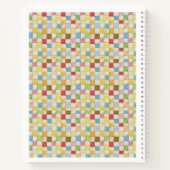 CRAZY QUILT 8.5x11 spiraal Notitieboek (Achterkant)