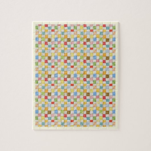 CRAZY QUILT 8x10 Puzzel / Crème (Verticaal)