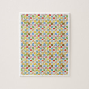 CRAZY QUILT 8x10 Puzzel - Wit