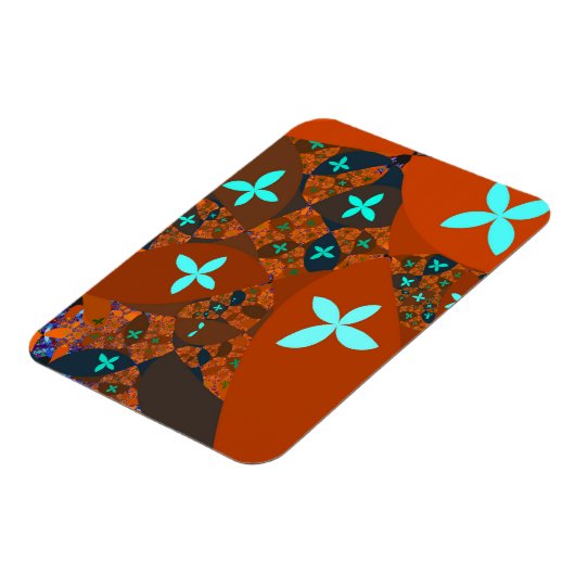 Crazy Quilt Abstract Fractal Design Magneet (Linkerzijde)