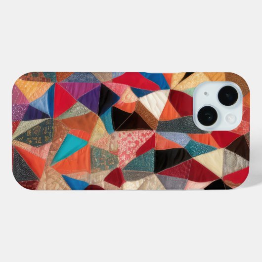 Crazy Quilt Abstract Pattern Case-Mate iPhone Case (Achterkant (horizontaal))