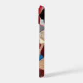 Crazy Quilt Abstract Pattern iPhone 15 Case (Linkerkant)