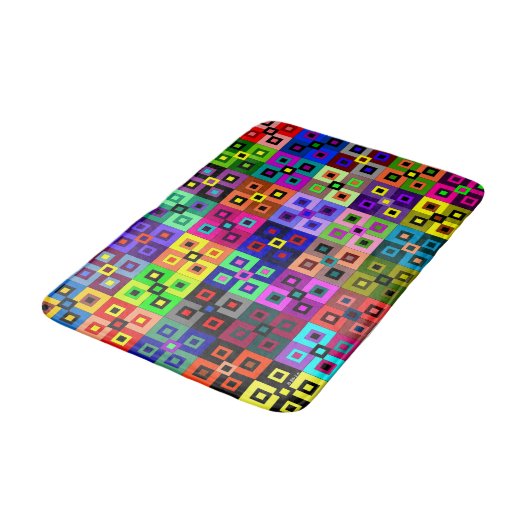 Crazy Quilt Bath Mat (Gekanteld)