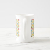 CRAZY QUILT Bedrijfs ID Bone China Mok (Achterkant)
